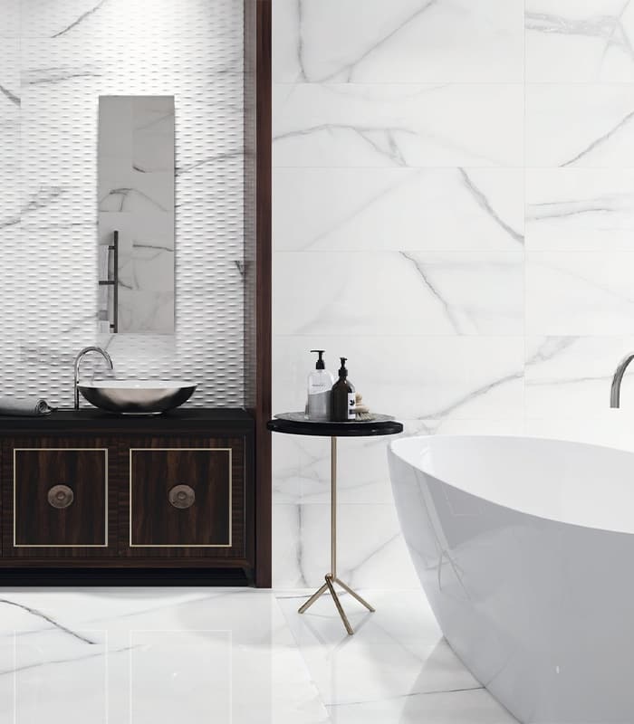 PORCELANATO BENAD NEWBURY WHITE PULIDO REC (60*120) 1.44 M2 (ZN)