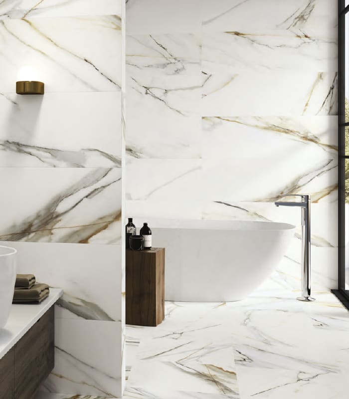 PORCELANATO CALACATTA GOLD WHITE R BLL (31.6*100) 1.58 M2 (F16)