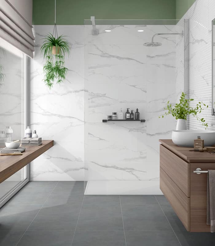 CERAMICA  AT PORTOFINO BCO BRILLO (33.3x55) 1.84 M2 ( YNH1)