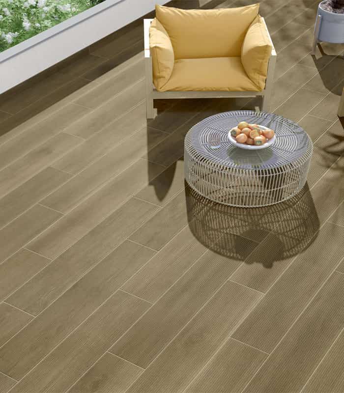 PORCELANATO AT. BOREAL DECK MIEL (23*120) 1.38M2 (AH03)
