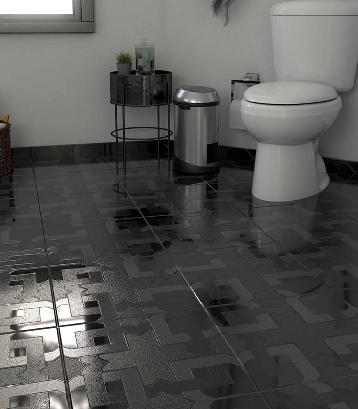 CERAMICA BILBAO FD Ex NEGRO  1A (40x40) 1.76 M2                            