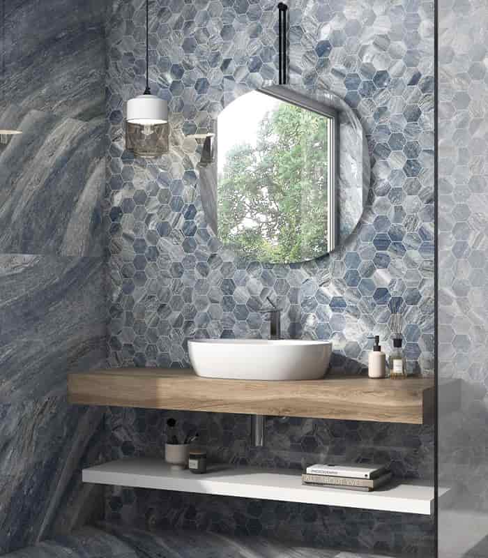 PORCELANATO CR LUx OSSOLA BLUE (32.5*22.5) - 1 UND (F)