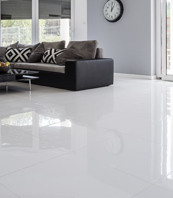 PORCELANATO ECU AGORA BLANCO BRILLANTE RECT STD (60X60) 1.44 MTRS