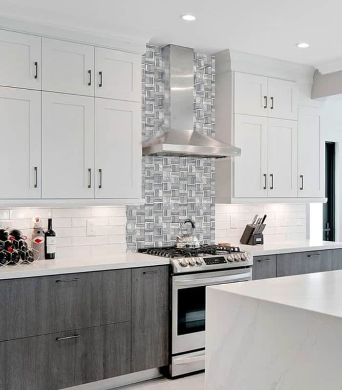 MOSAICO TIME GREY  12 UN