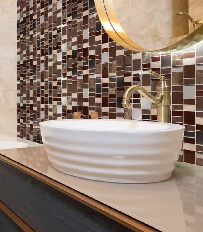 MOSAICO  MARRON EMPERADOR