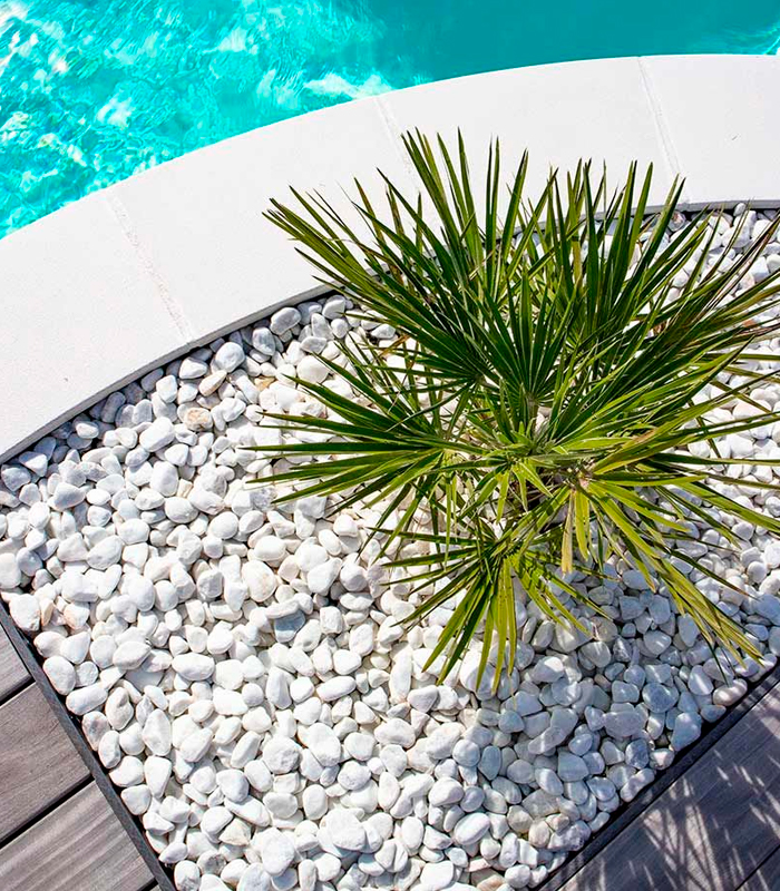 BOLSA DE PIEDRA DECORATIVA SNOW 25KG