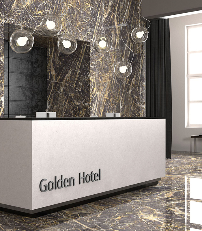 PORCELANATO CAT GOLDEN BLACK (80*80) 1.92M2                                     