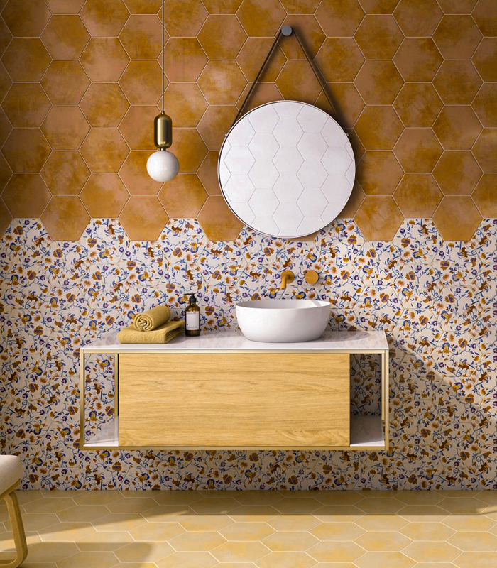 CERAMICA PAM GRACE GOLD (13*15) MUESTRA                                         