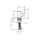 CROMATIC BASE MONOMANDO PARA COCINA CROMO (SG0057933061CE)