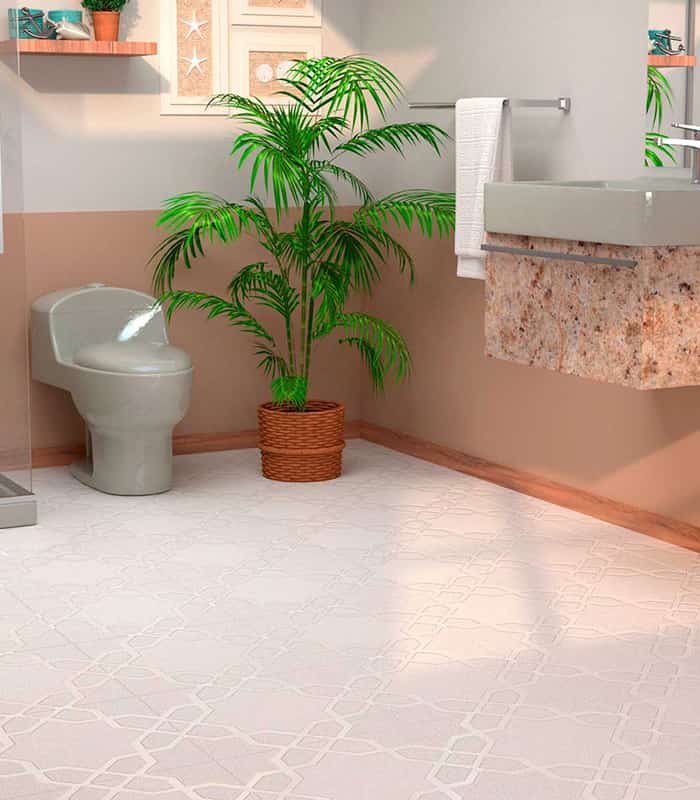 CERAMICA MAKI BLANCO ( 40x40)  1.76MT                                      