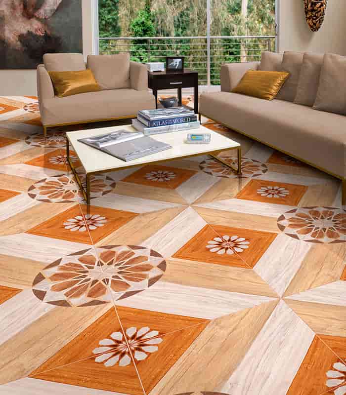 CERAMICA  FIONA BEIGE ( 45x45) 2.08MT