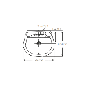 LAVATORIO CHELSEA C/P BONE (JS0057207331CE)                                     
