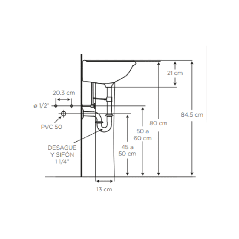 LAVATORIO CHELSEA C/P BONE (JS0057207331CE)                                     