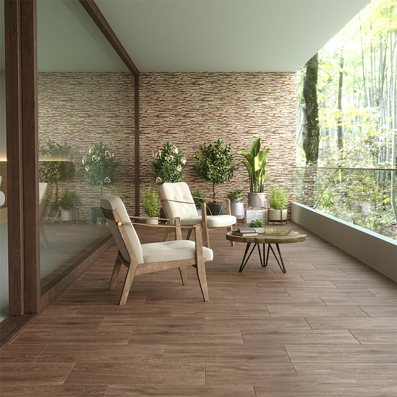 CERAMICA CSL ACACIA CASTAÑO BRILLANTE C1 (20*61) 1.86 M2