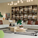 PORC XXL LAM HADO TRAVERTINO BIANCO BOCC C1 12MM (616_B) (162*324) 5.25 M2