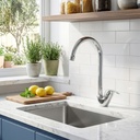 VITTORIA MONOMANDO PARA COCINA CROMO