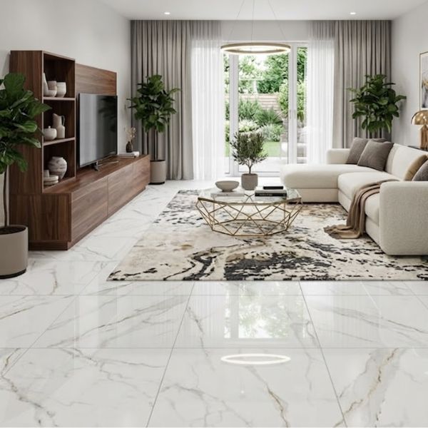 SEMIGRES LUME MARMOBIANCO POL C1 (60*60) 2.47 M2