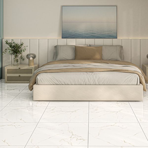 SEMIGRES PORCELANICO LUM CARRARA BIANCO POL C1 (75*75) 2.81 MT2