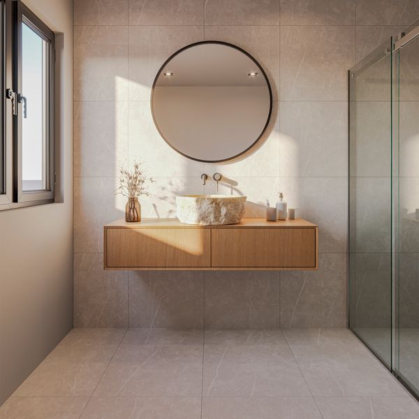 PORC EMB MARMO PALLADIO GRIS C1 (DP61103) (61*61) 2.67 M2