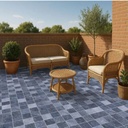 PORC EMB STONE MARINE BLUE OUT  C1 (HD61552) (60*60) 2.58 MT