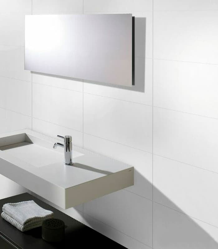 CERAMICA  BLANCO BRILLANTE (24x40) 1.76 MT