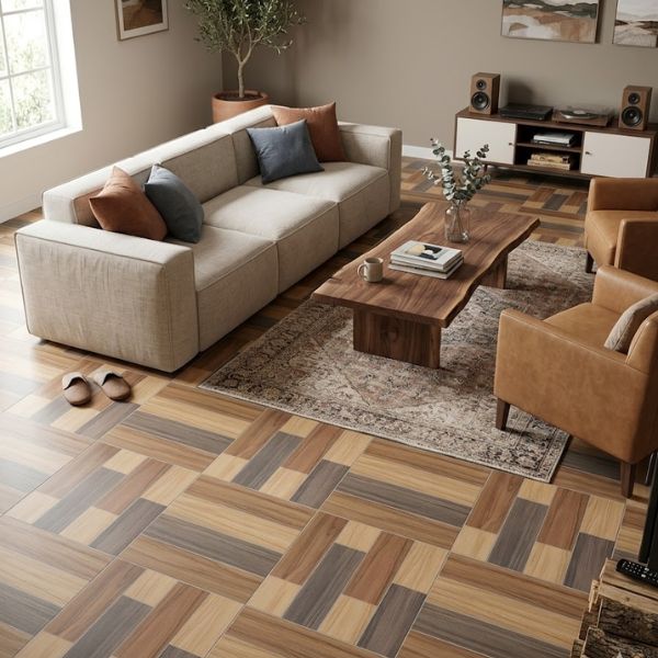 CERAMICA CSL MADERA MUELLE MIX C1 (45*45) 2.29 M2