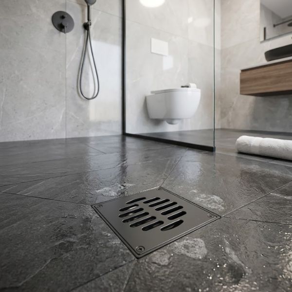 REJILLA FV CUADRADA CON SIFON PLASTICO P/PISO (E591.10.06DHAI)
