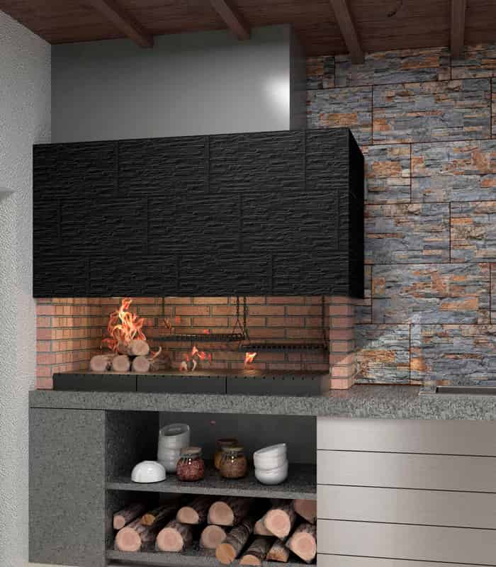 CERAMICA  GUAINIA Ex NEGRO 1A ( 27x45) 1.48 M2