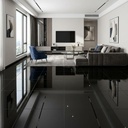 PORCELANATO ECU AGORA NEGRO BRILLANTE STD (60*60)1.80MT