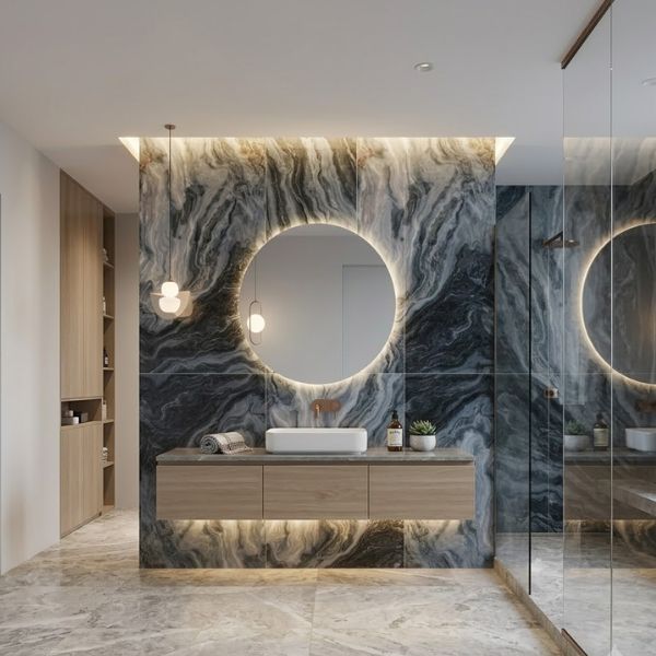 PORCELANATO TREN ATHENS BLUE  HG C1  (60*120) 1.44 M2 (68CJ*P)