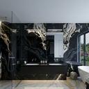 PORCELANATO TREN  MURICA NERO HG C1  (60*120) 1.44 M2 (68CJ*P)