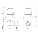 LLAVE FV DUCHA CAPRI CR (E479.01/71 CR)