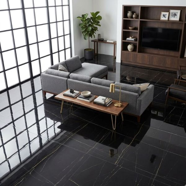 PORCELANATO TREN  LAURENT BLACK HG C1  (60*120) 1.44 M2 (68CJ*P)