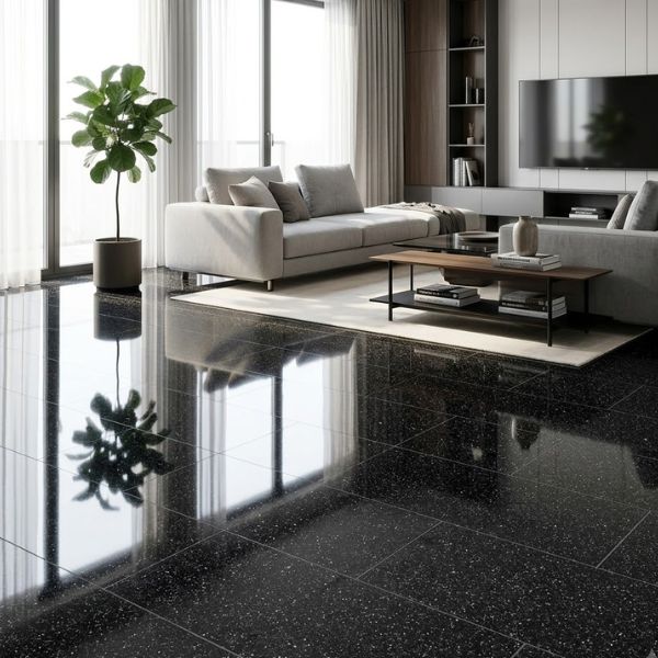 PORCELANATO TREN GLANZA BLACK HG C1  (60*120) 1.44 M2 (68CJ*P)