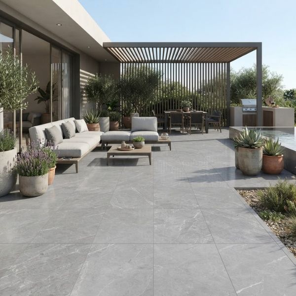 PORCELANATO TREN ABSOULTE GREY ENDLESS ( MATT)  C1 (60*120) 1.44 M2 (68 CJ*P)