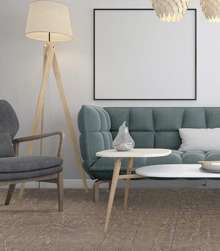 CERAMICA  PISO MÁRMOL IMPERIO CAFE BR (61x61) 1.86 MT2