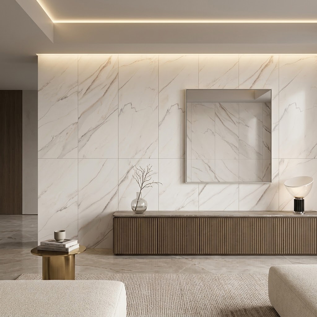 PORC GRA VENETTO BLANCO THINR STD (60*120) 2.88 MT