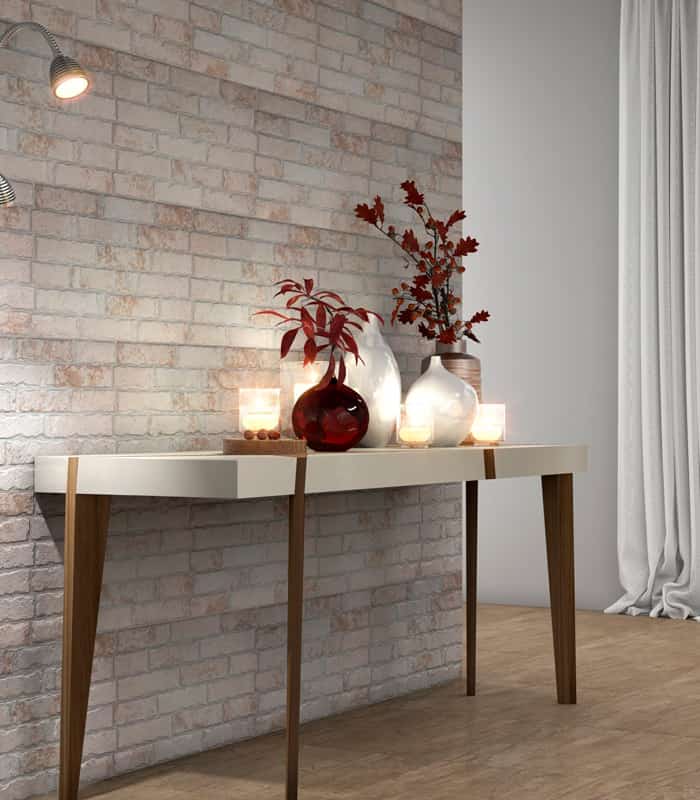 CERAMICA EMB BRICK WHITE (C54007)  (34*58) 1.52 MT