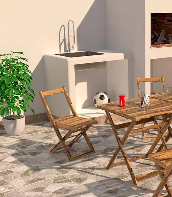 CERAMICA  BERNAL GRIS (50x50) 1.50 M2 (75C*P)