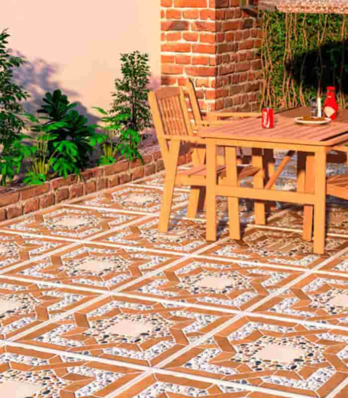 CERAMICA  CORINTO TERRA  (50x50) 1.50 MT