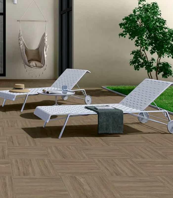 CERAMICA  HM. TEAK ROBLE (45*45) (MUEST)