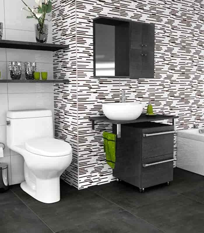 CERAMICA  MÁRMOL HABANA NEGRO (28*45)