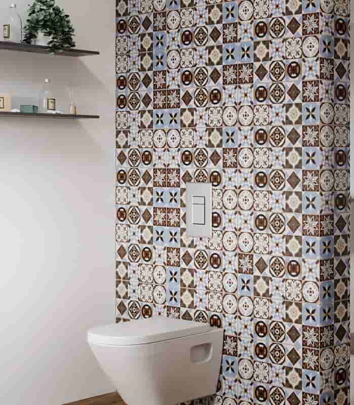 CERAMICA  SQUARE COLORS DECO (18.7x46.6 ) 1.13 MT