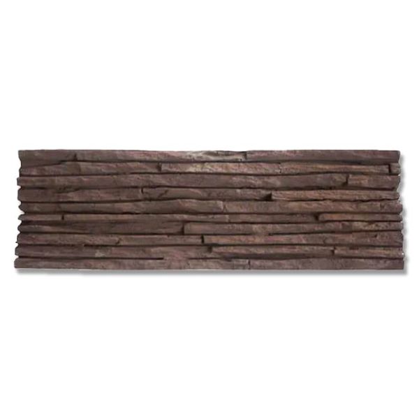 NUEVA PIEDRA CASCADA CHOCOLATE OXIDADA (15X50) 0.75 MT