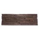 NUEVA PIEDRA CASCADA CHOCOLATE OXIDADA (15X50) 0.75 MT