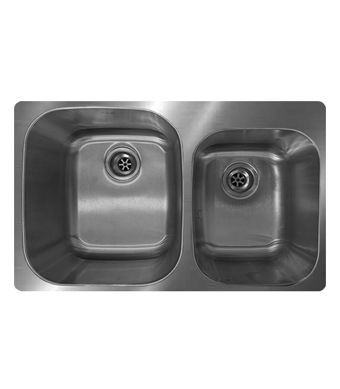 FREGADERO POZA Y MEDIA S-E 80.7X51.6X23.0 CM