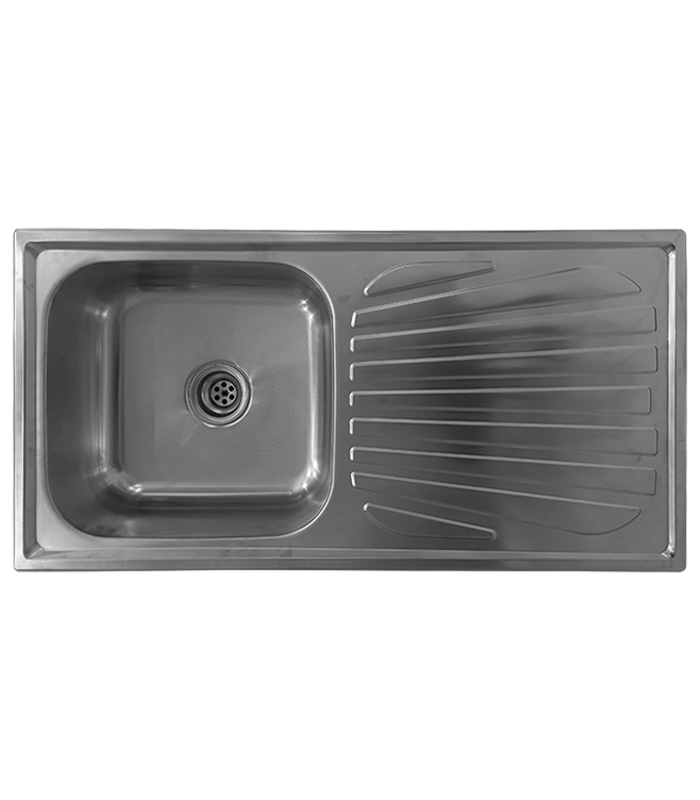 FREGADERO UN POZO C-ESCURRIDOR 100*50*20CM