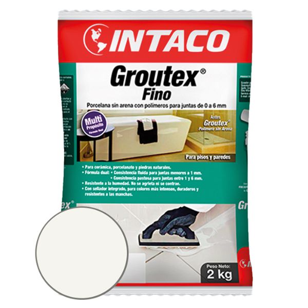 INT GROUTEX FINO BLANCO 2KG