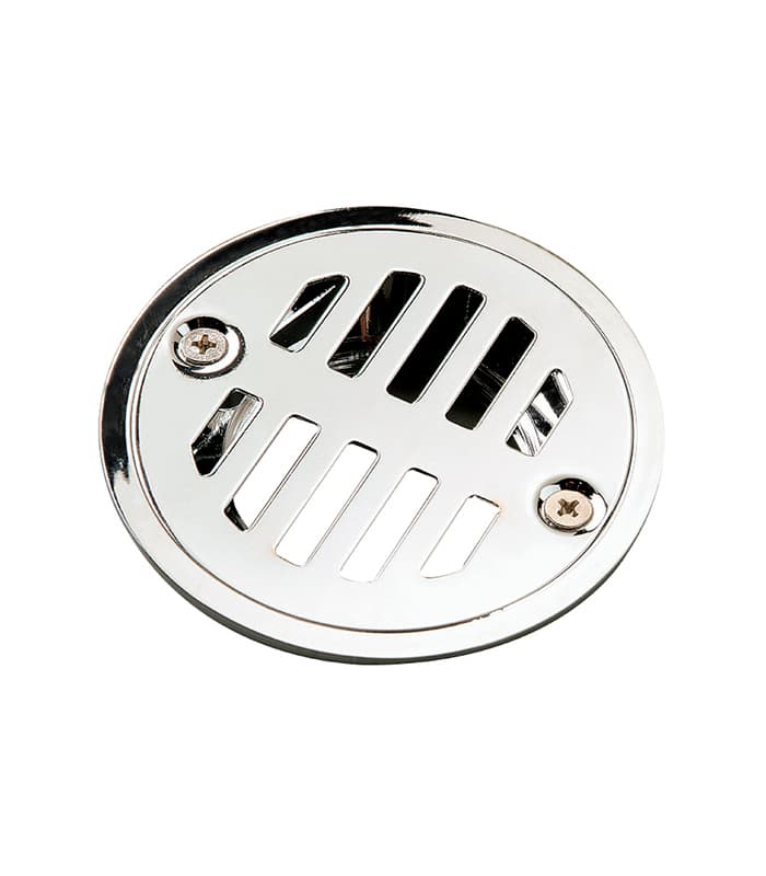 REJILLA DE PISO INOXIDABLE 2" CROMO