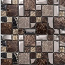 MOSAICO CENEFART DELUXE BROWN (30X30)